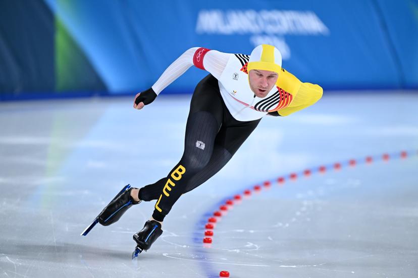 Belgian speed skater Mathias Voste and pictured in action during the Men 1000m final in the Short Track Speed Skating competition at the Milano Cortina 2026 Olympic Winter Games, on Wednesday 11 February 2026 in Milan, Italy. The XXV Winter Olympics take place from 6 to 22 February 2026 in Italy. BELGA PHOTO JASPER JACOBS