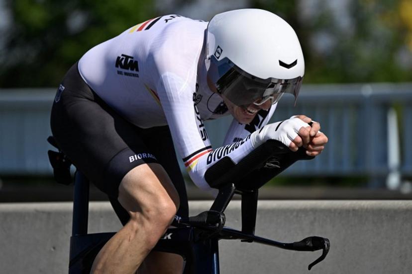 Germany's Max Walscheid competes in the Men's Elite individual time trial during 2026 Union Cycliste Internationale (UCI) Road World Championships in Montreal, Quebec, on September 20, 2026.  Andrej Ivanov / AFP