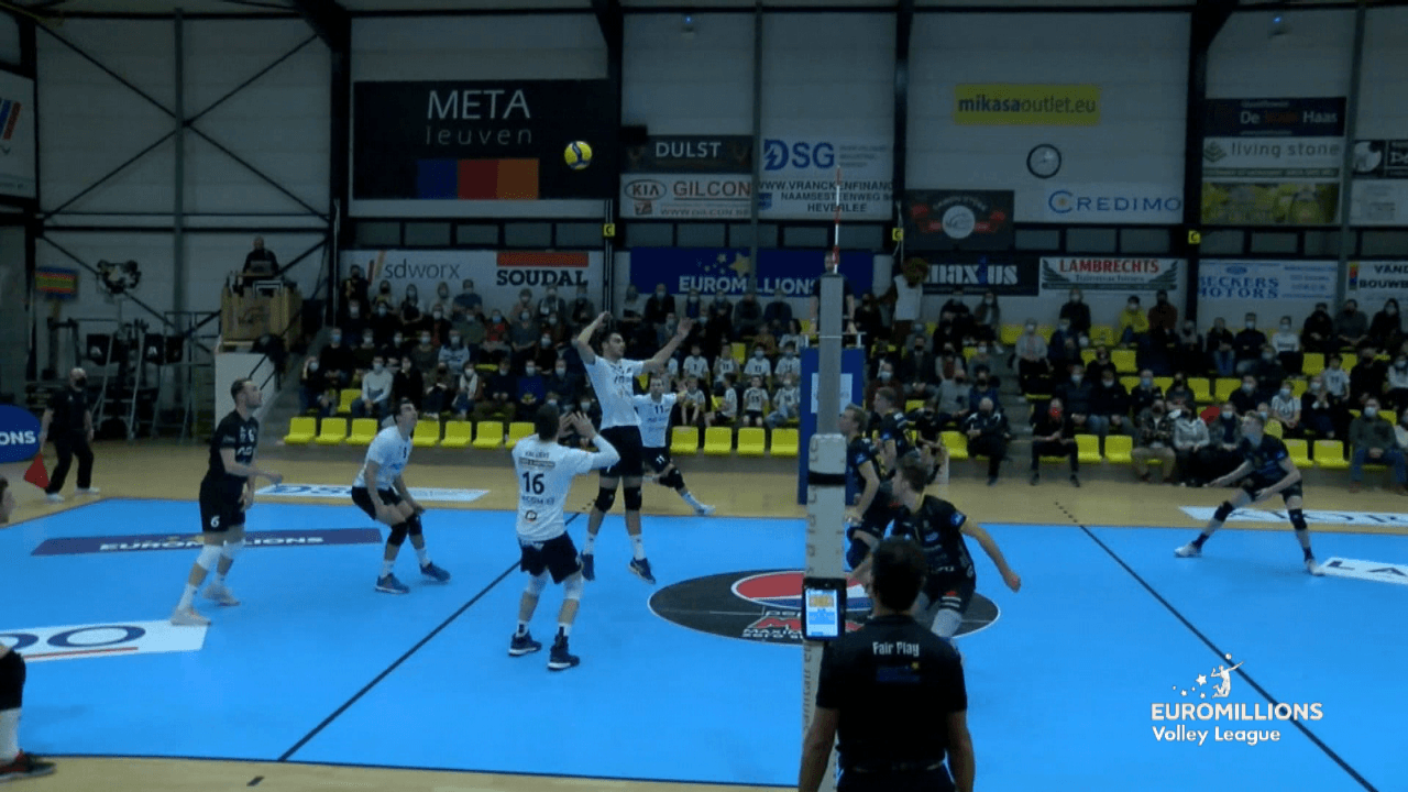 De setballen nuit BDO Haasrode Leuven vs Decospan Menen