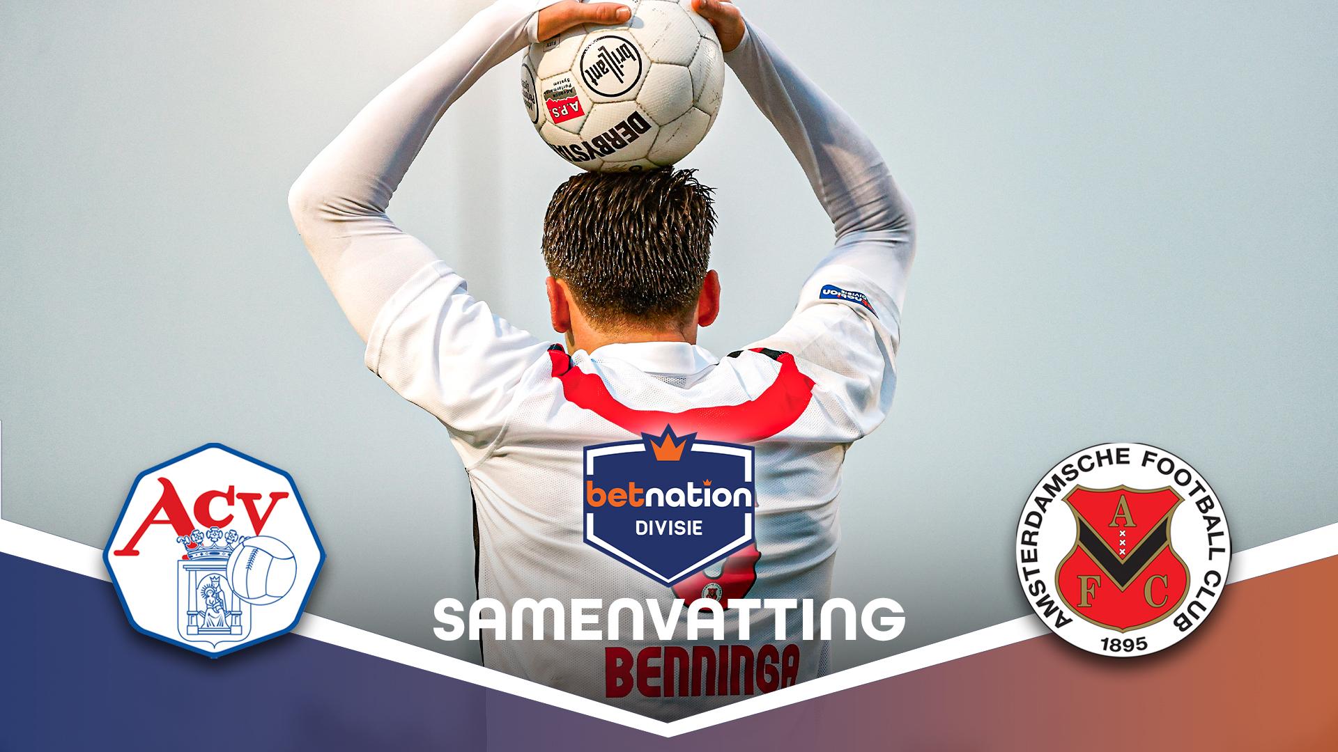 GIGANTISCHE BLUNDER van de doelman in ACV vs AFC