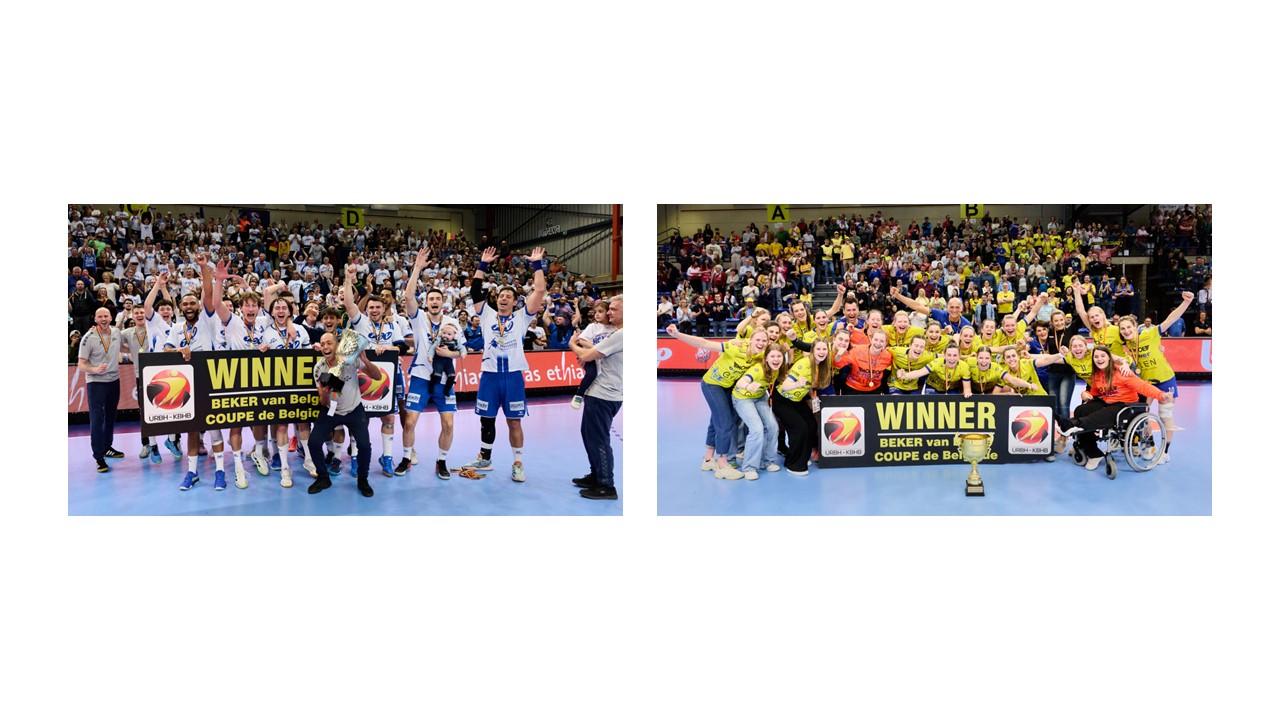 Handbal Sint-Truiden en HC Visé BM winnen  bekerfinales