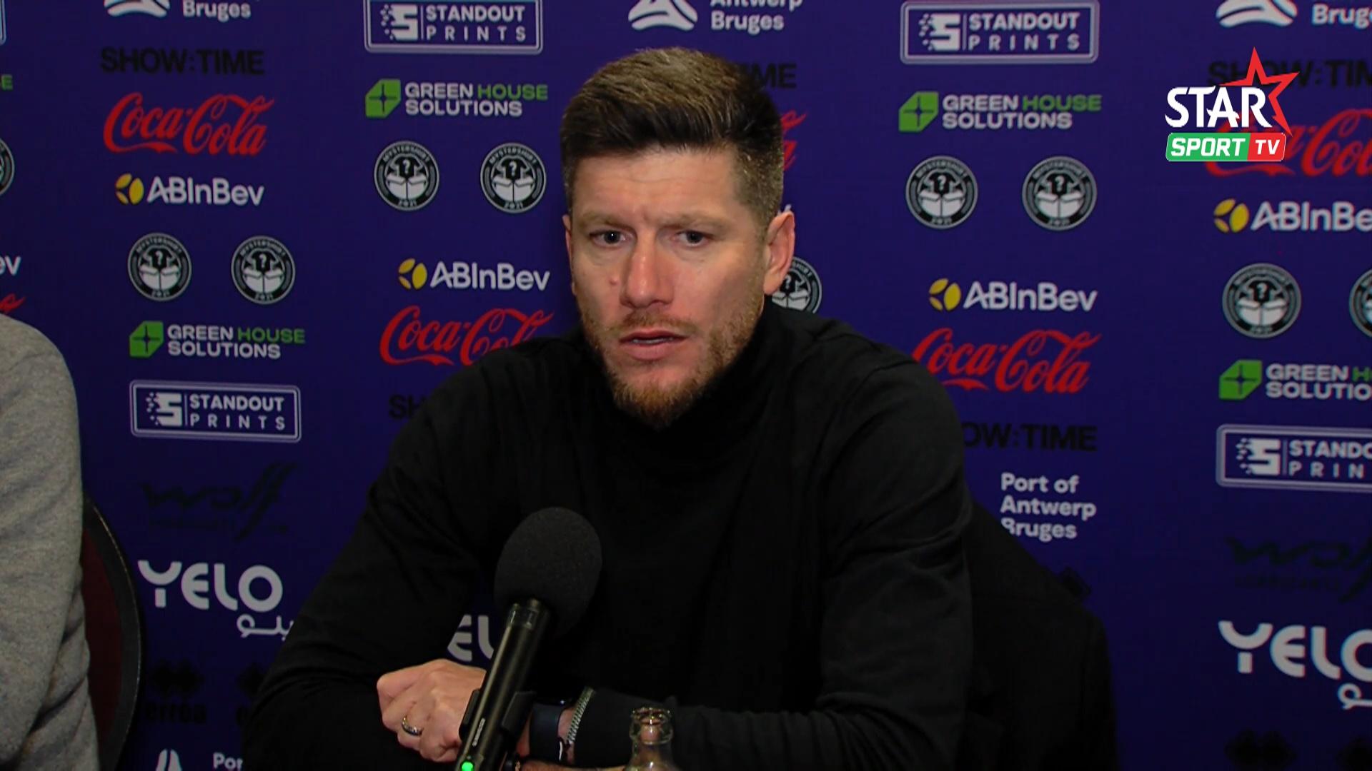 Persconferentie |  Coach Sébastien Pocognoli Union