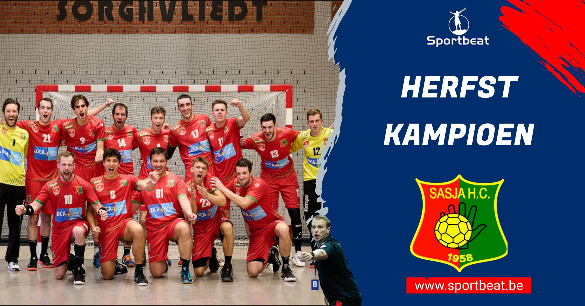 Sasja HC – Estu Tournai 33-30 Sasja herfstkampioen