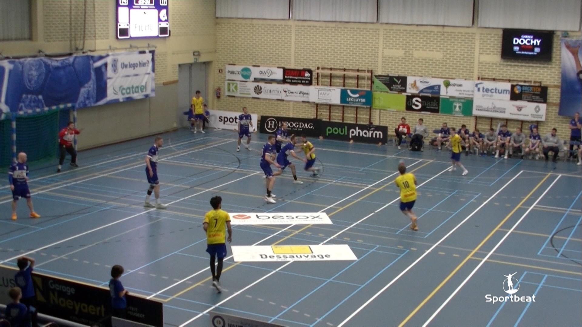 Verslag Besox Izegem vs Kraainem 1ste nationale Handbal