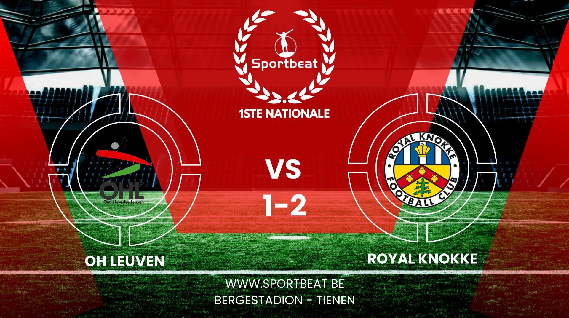 Verslag OH leuven vs Royal Knokke 1ste Nationale