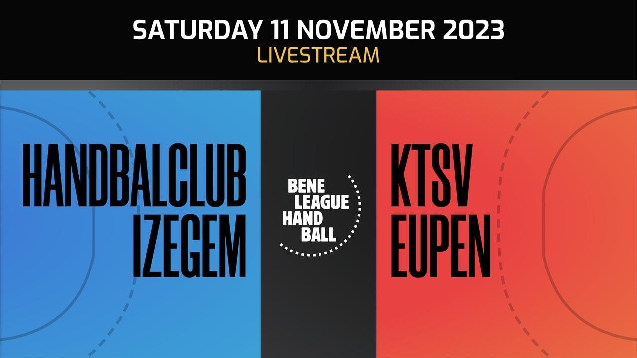 Zaterdag Filou Izegem vs KTSV Eupen. (Livestream)