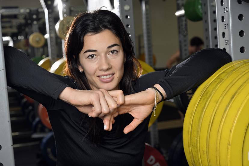Belgian Judoka Gabriella Willems poses for the photographer during a training camp organized by the BOIC-COIB Belgian Olympic Committee in Belek, Turkey, Tuesday 19 November 2024. The camp takes place from 11 to 25 November. BELGA PHOTO ERIC LALMAND