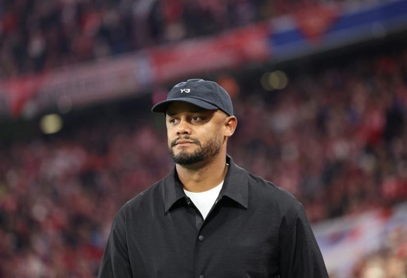 Bayern Munich's Belgian head coach Vincent Kompany looks on during the German first division Bundesliga football match between Bayern Munich and Werder Bremen in Munich on Spetember 26, 2025.  Alexandra BEIER / AFP