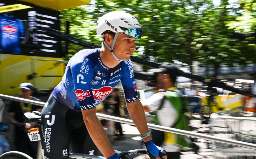 Belgian Jasper Philipsen of Alpecin-Premier Tech pictured at the start of stage 8 of the 2026 Tour de France cycling race, a stage of 182km from Perigueux to Bergerac, on Saturday 11 July 2026. The 113th edition of the Tour de France starts on Saturday 4 July in Barcelona, Spain, and will finish in Paris, France on the 26th of July. BELGA PHOTO DAVID PINTENS