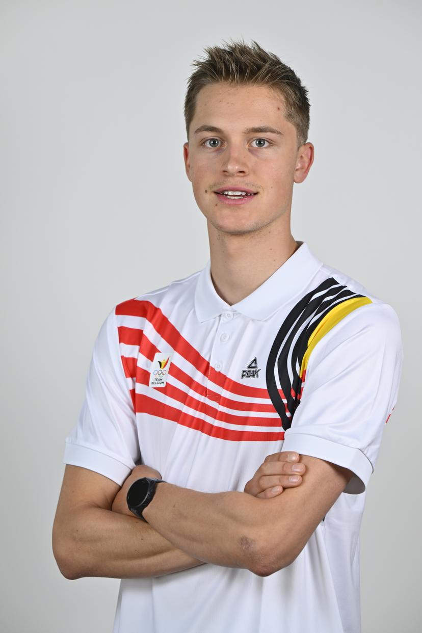 Athlete Fre Van Damme poses for the photographer during the annual training camp of Team Belgium (19-25/05), in Rio Maior, Portugal, Friday 23 May 2025. BELGA PHOTO ERIC LALMAND