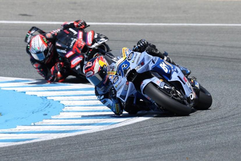 Team Gresini Racing MotoGP's Alex Marquez competes in the MotoGP Spanish Grand Prix at the Jerez racetrack in Jerez de la Frontera, on April 26, 2025.  Pierre-Philippe MARCOU / AFP