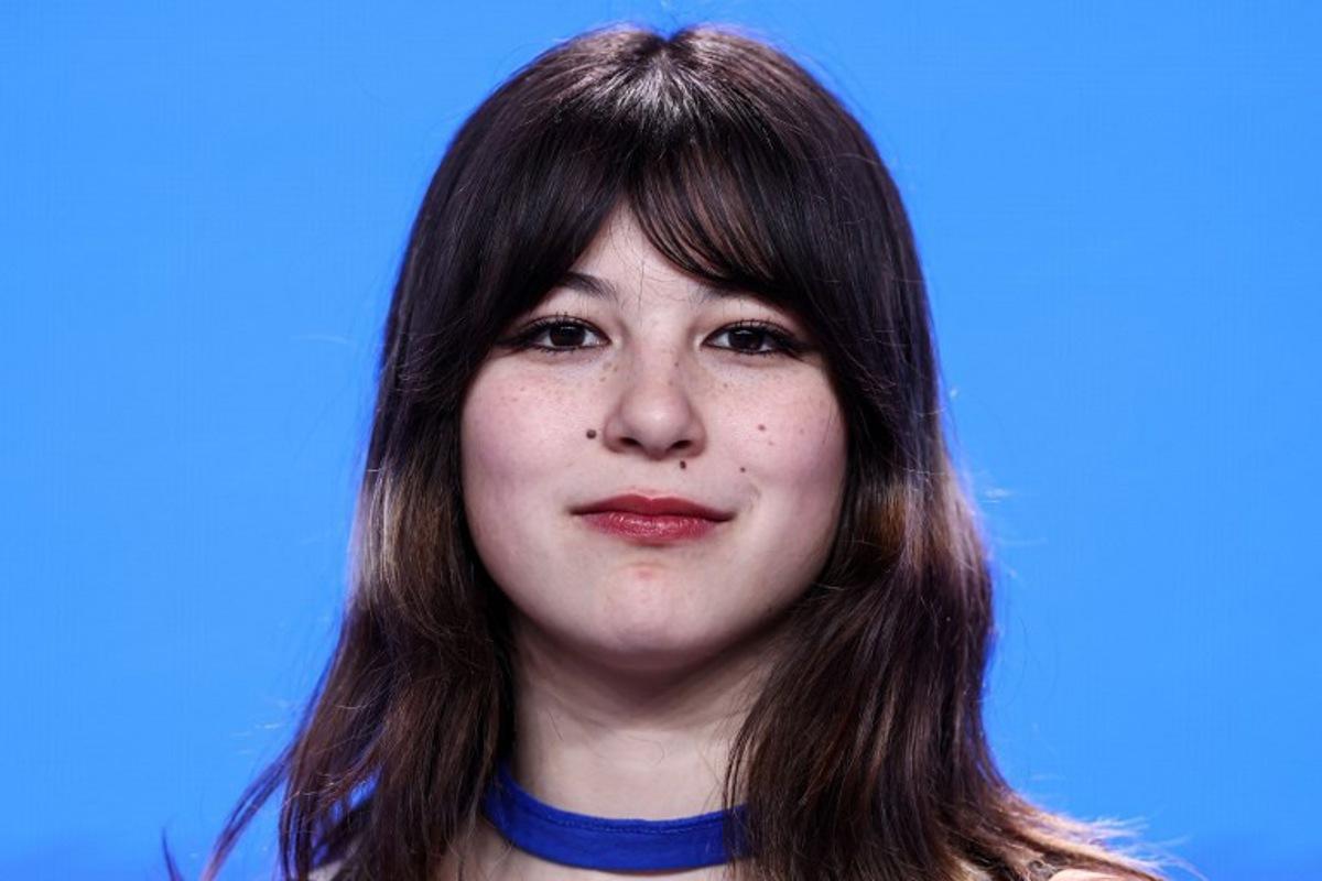 US figure skater Alysa Liu looks on during the Team USA Media Summit ahead of the Olympic and Paralympic Winter Games Milano Cortina 2026 at the Javits Center in New York City on October 28, 2025.  CHARLY TRIBALLEAU / AFP