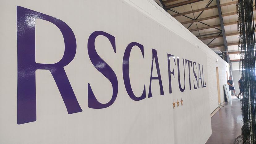 Illustration picture shows the opening of the new sport hall of belgian indoor football team RSC Anderlecht Futsal, in Roosdaal Tuesday 30 August 2022. BELGA PHOTO INE GILLIS