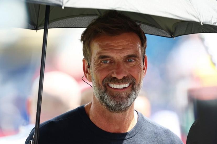 (FILES) German coach Jurgen Klopp attends the 2026 World Cup football tournament quarter-final match between France and Morocco at Boston Stadium in Foxborough on July 9, 2026. The German Football Federation (DFB) announced on July 11, 2026 that it was close to an agreement with Jurgen Klopp for him to become the new Germany coach. However, before the 59-year-old makes his return to the touchline, the DFB said it still needed to secure the approval of his current employer, the Red Bull Group.  FRANCK FIFE / AFP