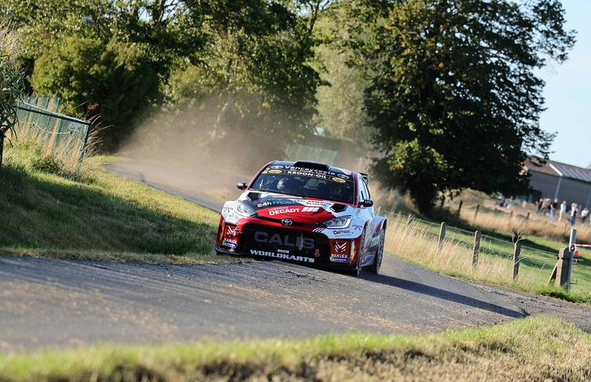 ATTENTION EDITORS - HANDOUT PICTURE RELEASED BY KROON OIL BELGIAN RALLY CHAMPIONSHIP - EDITORIAL USE ONLY - This handout picture, distributed by Eric Dupain shows Bjorn Syx during the Omloop van Vlaanderen rally, on Friday 05 September 2025, in Roeselare.   *** Belga and Belga Editorial Board decline all responsibility regarding the content of this picture. *** PHOTO HANDOUT BRC