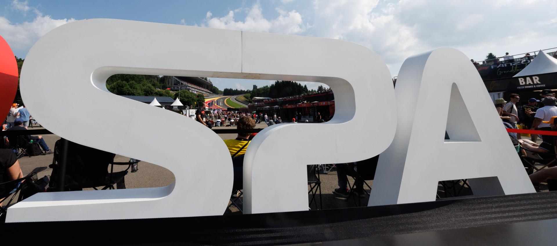Illustration picture of Fanzone next to the Raidillon taken during a qualification session for the sprint race ahead of the Grand Prix F1 of Belgium race, in Spa-Francorchamps, Friday 25 July 2025. The Spa-Francorchamps Formula One Grand Prix takes place this weekend, from July 24th to July 27th. BELGA PHOTO NICOLAS PARDO