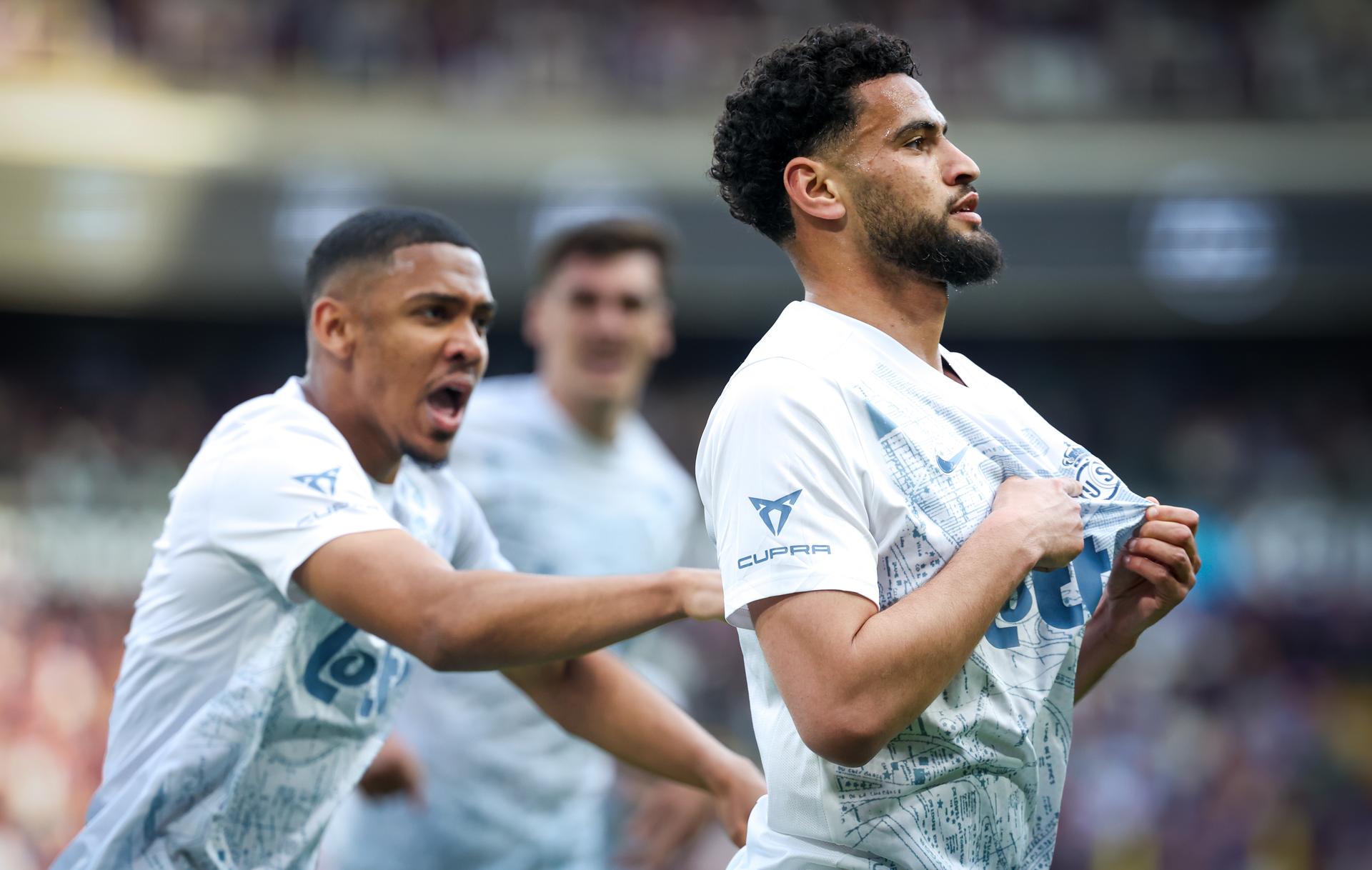 Union's Adem Zorgane celebrates after scoring during a soccer match between RSCA Anderlecht and Union Saint-Gilloise, Sunday 26 April 2026 in Brussels, on the fifth day of the Champion's Play-off of the 2025-2026 'Jupiler Pro League' first division of the Belgian championship. BELGA PHOTO VIRGINIE LEFOUR
