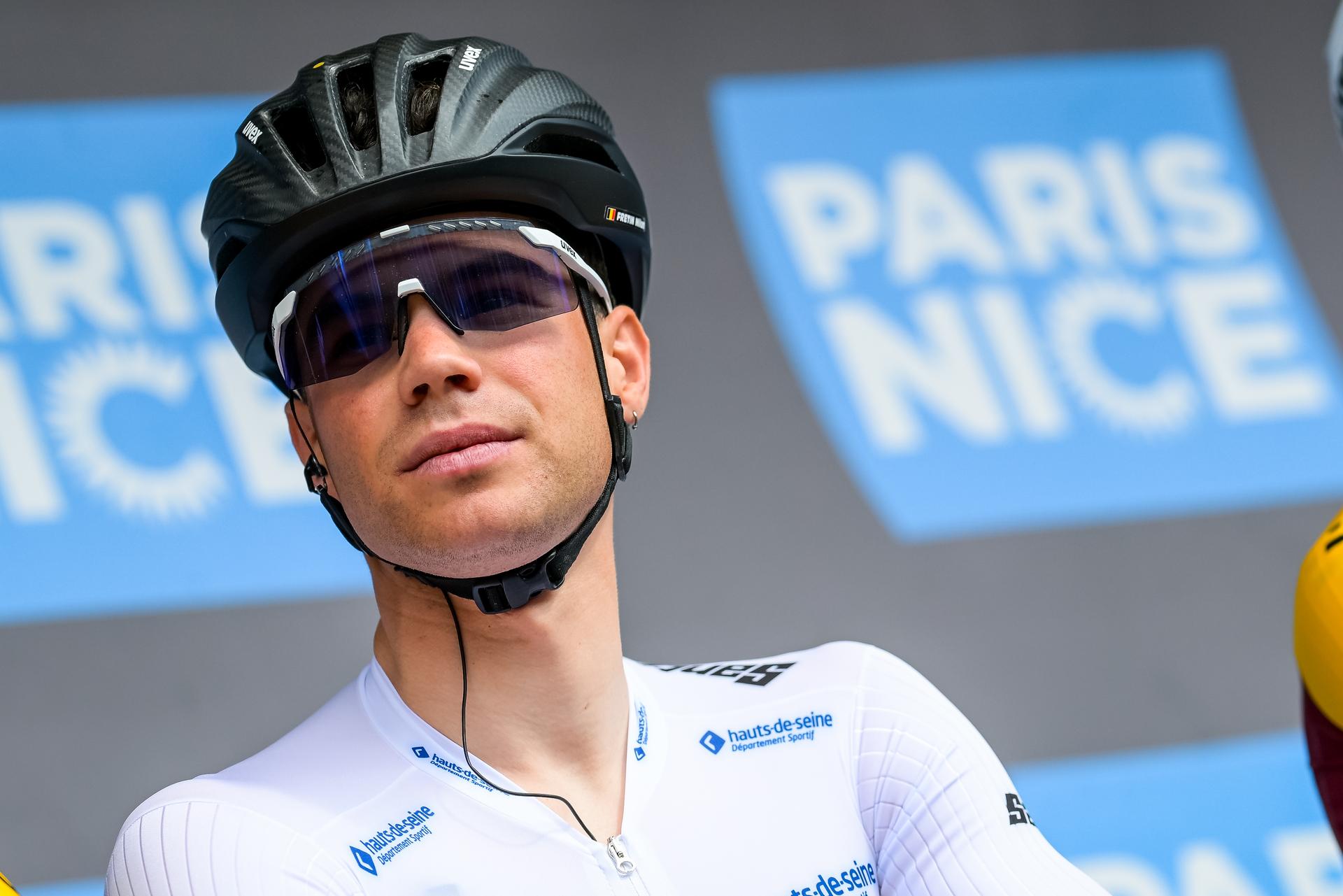 Belgian Milan Fretin of Cofidis pictured at the start of the second stage of 84th edition of the Paris-Nice cycling race, 187 km from Epone to Montargis, Monday 09 March 2026. BELGA PHOTO DAVID PINTENS