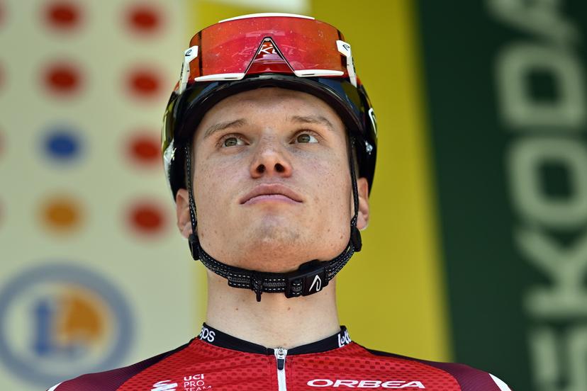 Belgian Lennert Van Eetvelt of Lotto Cycling Team pictured at the start of stage 11 of the 2025 Tour de France cycling, from and to Toulouse (154km), on Wednesday 16 July 2025 in France. The 112th edition of the Tour de France starts on Saturday 5 July in Lille, France, and will finish in Paris, France on the 27th of July. BELGA PHOTO DIRK WAEM