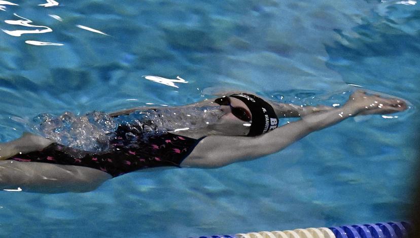Belgian swimmer Roos Vanotterdijk pictured in action during the annual stage of Team Belgium (13-20/11), in Belek, Turkey, Thursday 14 November 2024, BELGA PHOTO ERIC LALMAND
