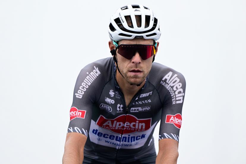 Belgian Xandro Meurisse of Alpecin-Deceuninck crosses the finish line of stage 14 of the 2025 Tour de France cycling race, from Pau to Luchon-Superbagneres (183 km), on Saturday 19 July 2025 in France. The 112th edition of the Tour de France starts on Saturday 5 July in Lille, France, and will finish in Paris, France on the 27th of July. BELGA PHOTO DIRK WAEM