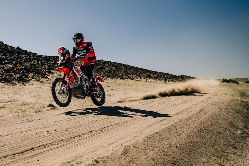 ATTENTION EDITORS - HAND OUT PICTURES - EDITORIAL USE ONLY - MANDATORY CREDIT:  SIMON BAUCHAU  Hand out picture released by Eric Dupain shows Jerome Martiny during the shakedown of the 2026 Dakar rally race in Yanbu, Saoudi Arabia on Thursday 01 January 2026.  *** Belga and Belga Editorial Board decline all responsibility regarding the content of this picture. *** BELGA PHOTO HAND OUT SIMON BAUCHAU