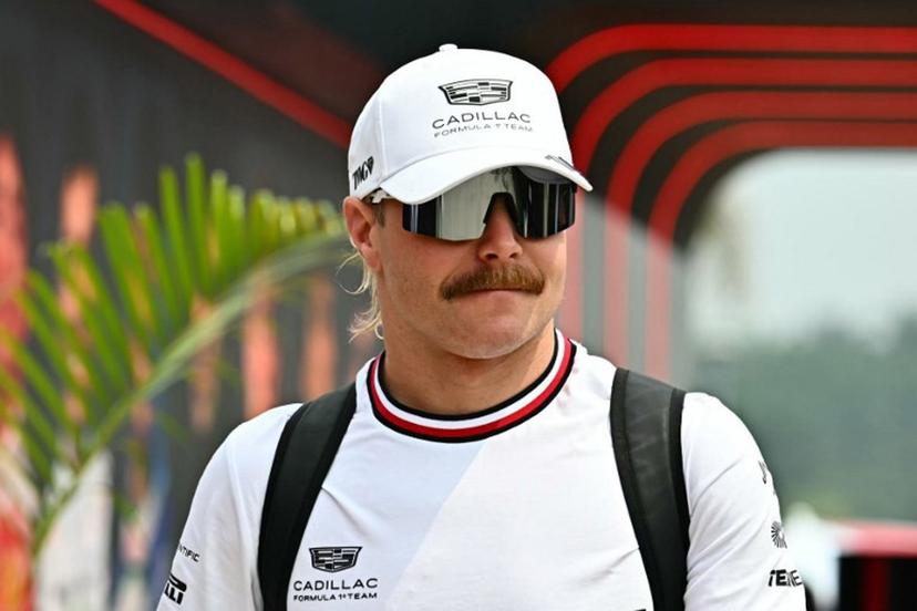 Cadillac's Finnish driver Valtteri Bottas arrives ahead of the Formula One Bahrain Grand Prix in Sepang on October 4, 2026.  Lillian SUWANRUMPHA / AFP
