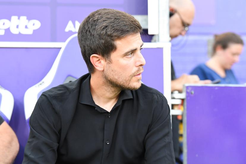 PAOK's head coach Alessio Lisci pictured before a game between Belgian RSC Anderlecht and Greek club  PAOK , in Anderlecht, Brussels, Belgium, on Thursday 13 August 2026, a return leg game in the third qualifying round of the UEFA Europa League competition.  RSCA won 0-1 the first leg. BELGA PHOTO JILL DELSAUX