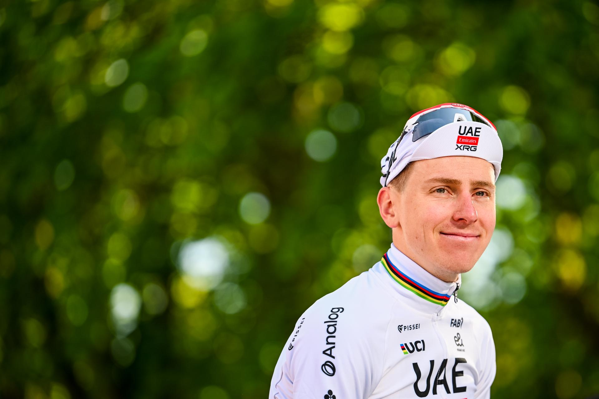 Slovenian Tadej Pogacar of UAE Team Emirates-XRG pictured after the men elite race of the Liege-Bastogne-Liege UCI World Tour one day cycling race, 259,5km from Liege, over Bastogne to Liege, Sunday 26 April 2026. BELGA PHOTO MAARTEN STRAETEMANS