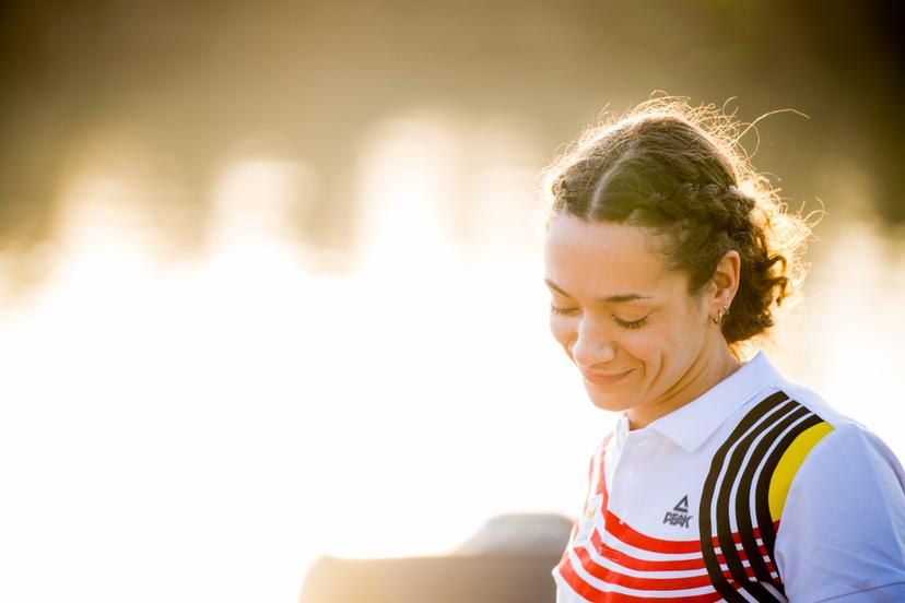 Athlete Ilana Hanssens pictured during the annual winter training camp of Team Belgium organized by the BOIC-COIB Belgian Olympic Committee, in Belek, Turkey, Tuesday 25 November 2025. The camp takes place from 19 to 26 November and focuses on the initial preparations for the 2028 Olympic Games in Los Angeles. BELGA PHOTO JASPER JACOBS