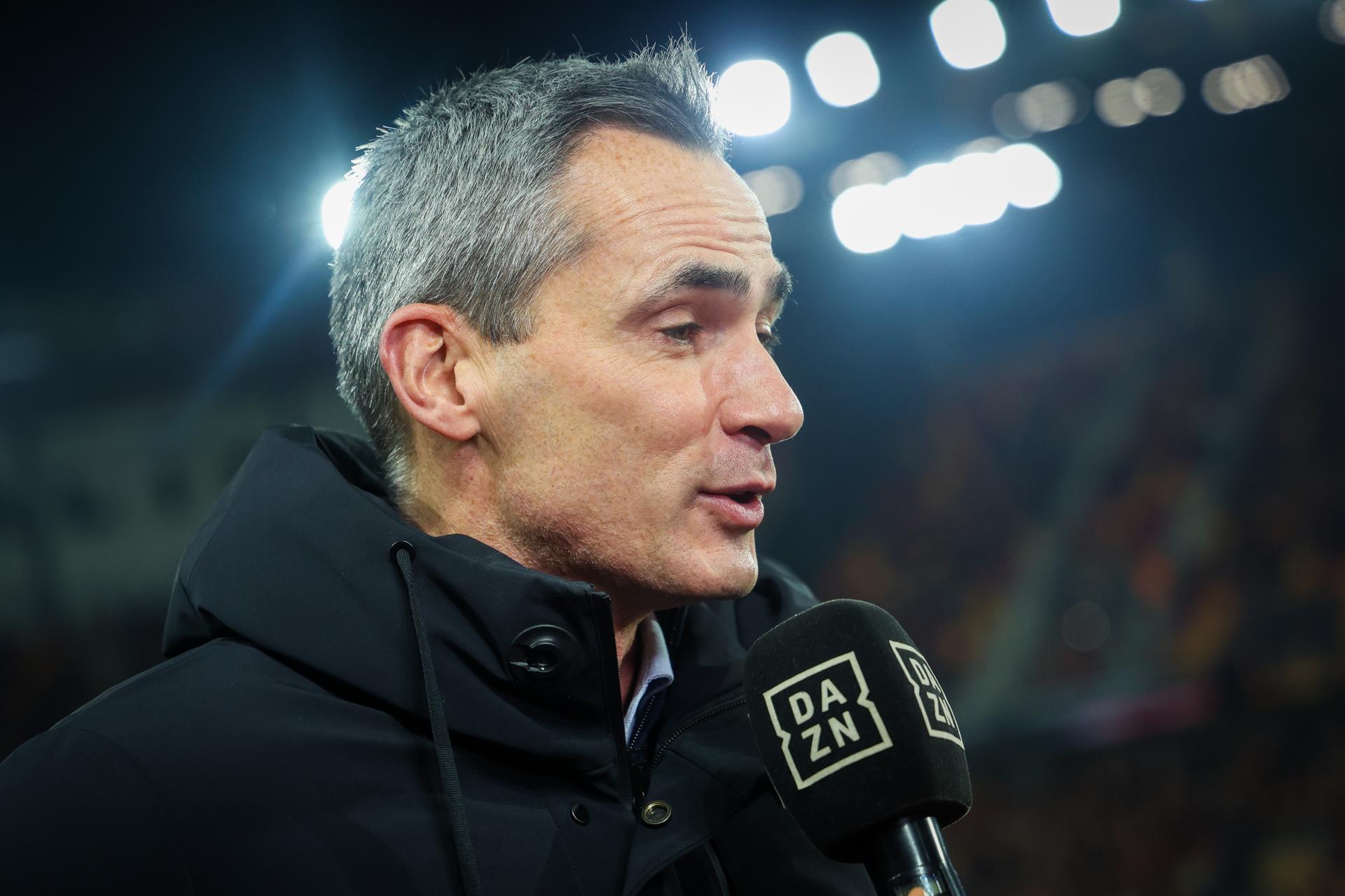 Pro League CEO Lorin Parys pictured before a soccer match between KV Mechelen and Standard de Liege, Friday 28 November 2025 in Mechelen, on day 16 of the 2025-2026 'Jupiler Pro League' first division of the Belgian championship. BELGA PHOTO VIRGINIE LEFOUR