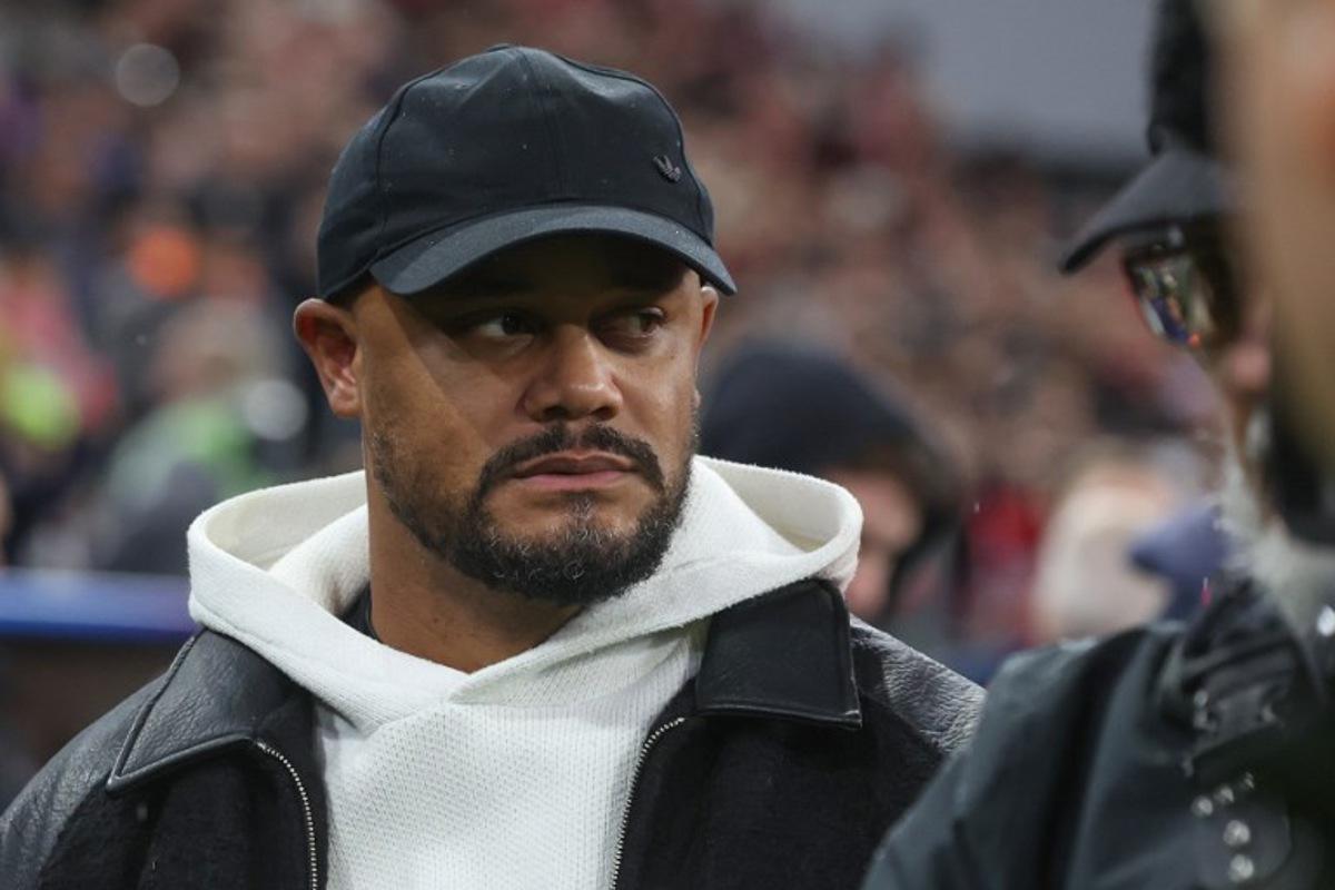 Bayern Munich's Belgian head coach Vincent Kompany arrives prior to the UEFA Champions League football match between FC Bayern Munich and Arsenal FC in Munich, southern Germany on October 21, 2026.  Karl-Josef HILDENBRAND / AFP