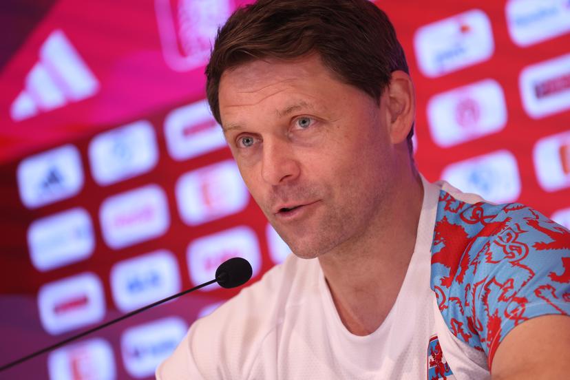 Luxembourg's head coach Luc Holtz pictured during a press conference of the Luxembourg national soccer team, at the King Baudouin stadium in Brussels, Friday 07 June 2024. Luxembourg will play against Belgian national soccer team Red Devils on Saturday in preparation of the Euro 2024 European Championships in Germany. BELGA PHOTO VIRGINIE LEFOUR