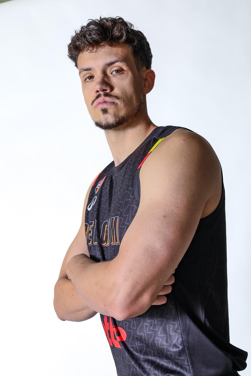 Belgium's Hans Vanwijn poses for the photographer during the Media Day of the Belgian national men team 'the Belgian Lions', in Brussels, on Monday 21 July 2025. BELGA PHOTO BRUNO FAHY