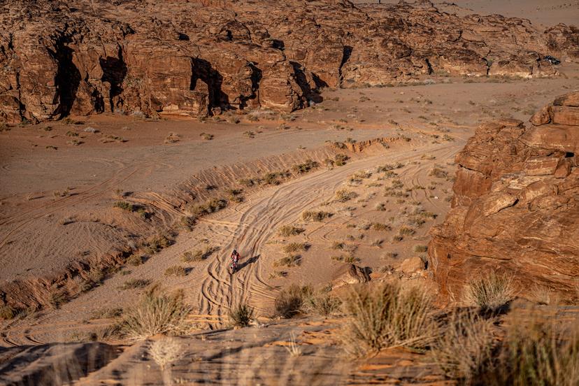 ATTENTION EDITORS - HAND OUT PICTURES - EDITORIAL USE ONLY - MANDATORY CREDIT: 'SIMON BAUCHAU'  Hand out picture released by Eric Dupain shows Jerome Martiny during stage 5 of the 2026 Dakar rally race in Ha'Il, Saudi Arabia on Thursday 08 January 2026.  *** Belga and Belga Editorial Board decline all responsibility regarding the content of this picture. *** PHOTO HAND OUT - SIMON BAUCHAU
