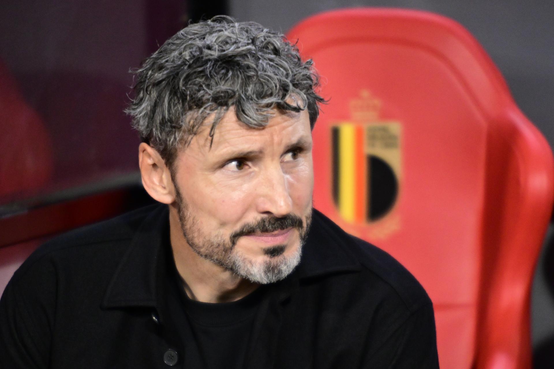 Belgium's head coach Mark van Bommel pictured during a soccer game between Belgian national team Red Devils and France, on Monday 28 September 2026  in Brussels, the second game of the UEFA Nations League group stage. BELGA PHOTO DIRK WAEM