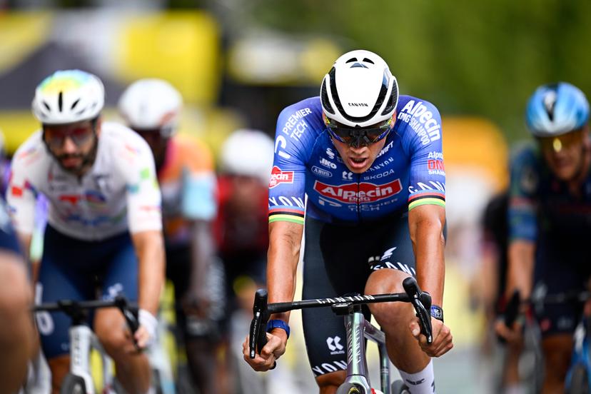 Dutch Mathieu van der Poel of Alpecin-Premier Tech and pictured after winning stage 21 of the 2026 Tour de France cycling race, a stage of 130km from Thoiry to Paris Champs-Elysees , on Sunday 26 July 2026. The 113th edition of the Tour de France starts on Saturday 4 July in Barcelona, Spain, and will finish in Paris, France on the 26th of July. BELGA PHOTO JASPER JACOBS