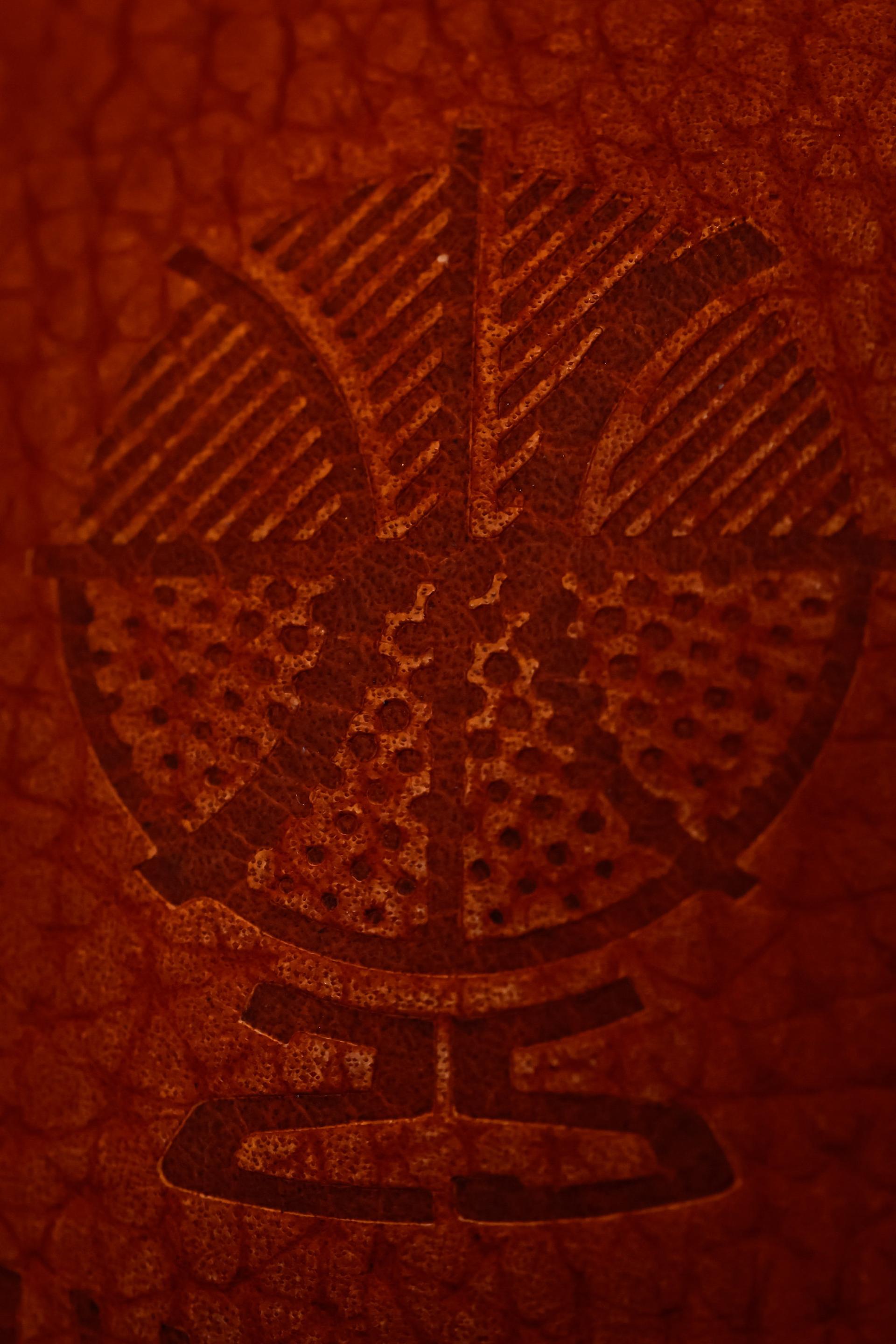 Illustration shows a basketball ball with the logo of FIBA Euro Basket, Thursday 21 August 2025 Euro is held in Cyprus, Finland, Poland and Latvia from August 27th to September 14th 2025. BELGA PHOTO WOJCIECH FIGURSKI - POLAND OUT -