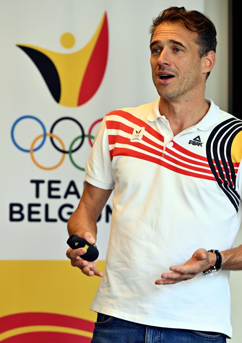 BOIC-COIB's CEO Cedric Van Branteghem pictured during a press conference of the Belgian Interfederal Olympic Committee BOIC-COIB, Monday 16 June 2025 in Brussels. The Games of the XXXIII Olympiad are taking place in Paris from 26 July to 11 August. During the press conference, the CEOs of the National Lottery and the BOIC, Jannie Haek and C¿dric Van Branteghem, will reveal the collaboration regarding the 2026 Winter Olympics in Milan and Cortina d'Ampezzo. BELGA PHOTO ERIC LALMAND