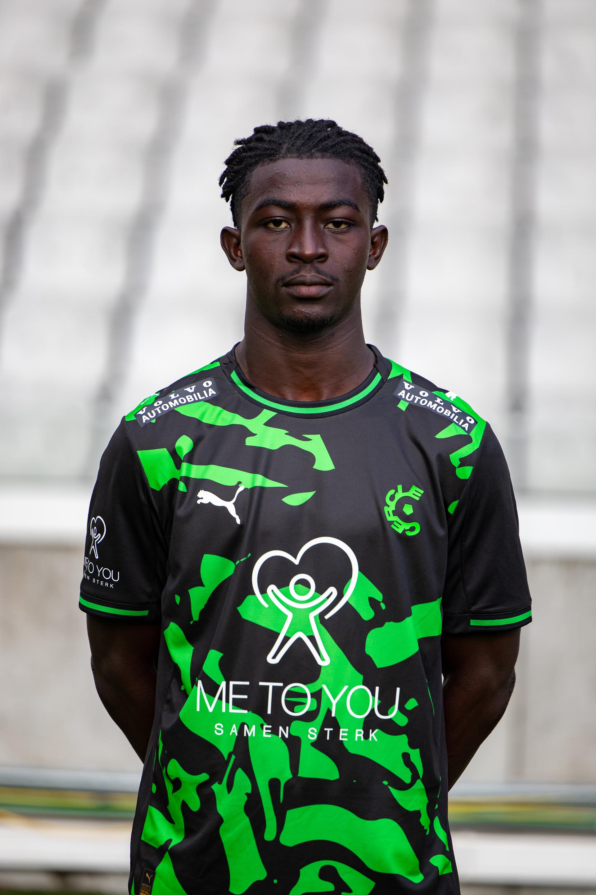 Cercle's Emmanuel Kakou poses for a portrait picture at the 2025-2026 photoshoot of Belgian Jupiler Pro League soccer team Cercle Brugge, Tuesday 08 July 2025 in Brugge. BELGA PHOTO KURT DESPLENTER