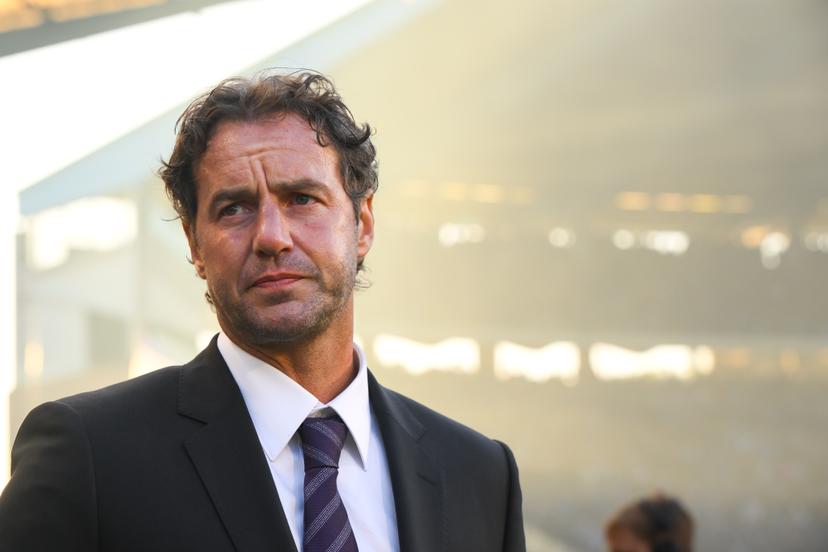 Anderlecht's sport director Olivier Renard pictured after a soccer game between Club Brugge and RSC Anderlecht in Brussels, Sunday 04 May 2025, the final of the 'Croky Cup' Belgian soccer cup. BELGA PHOTO JOHN THYS