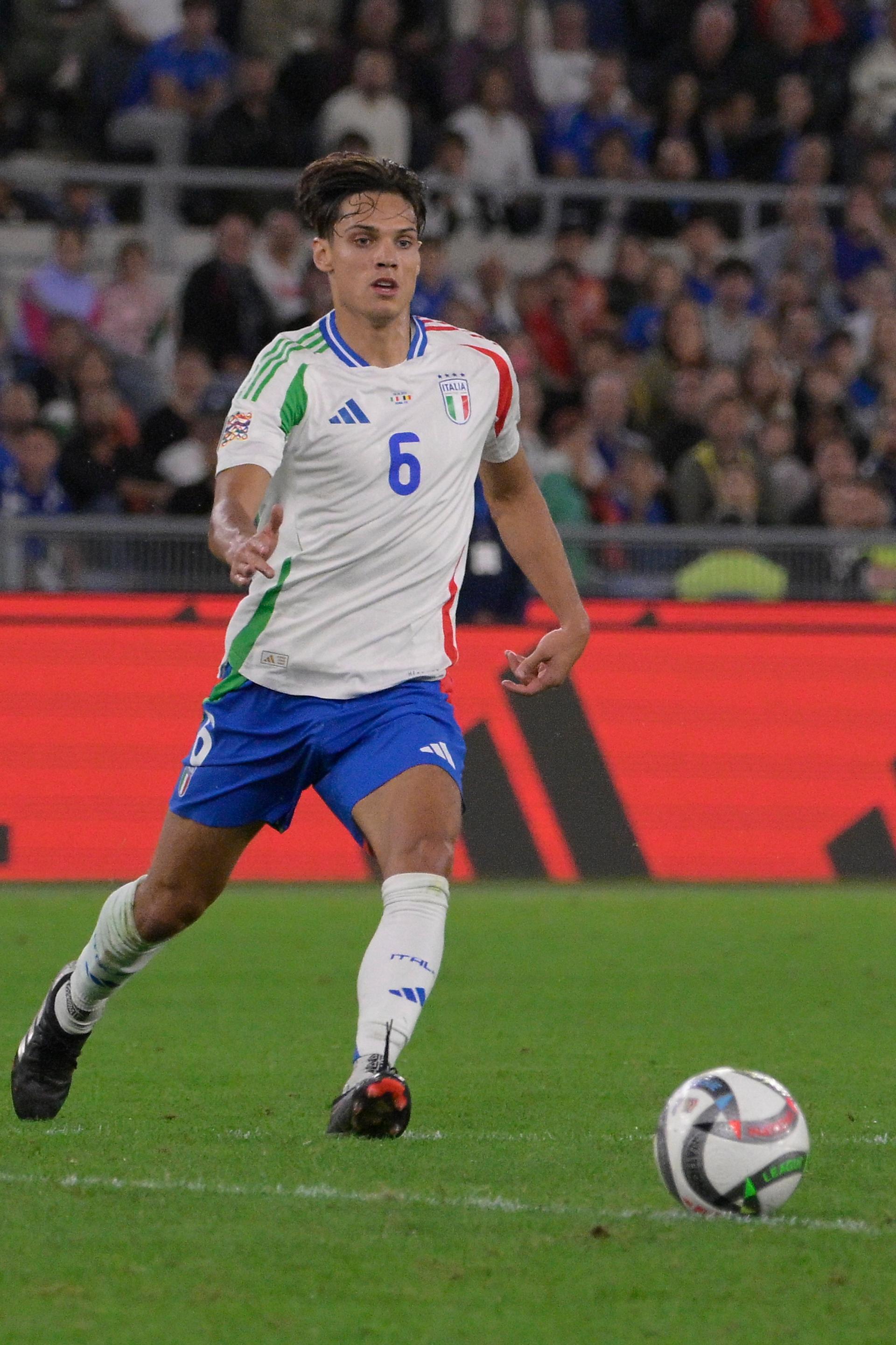 Italy's Samuele Ricci during the UEFA Nations League 2024/25 Group 2 qualification football match between Italy and Belgium at the Olimpico stadium in Rome on October 10, 2021. (Photo by Fabrizio Corradetti / LaPresse) BELGIUM ONLY