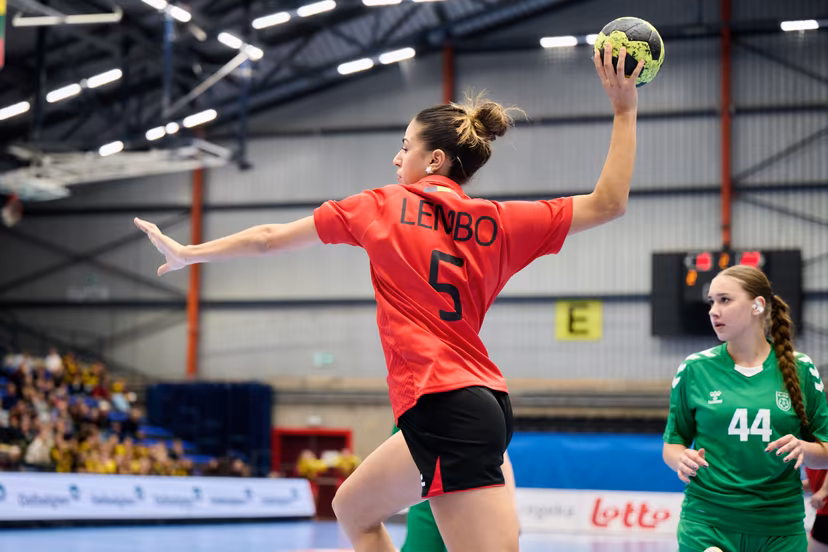 ATTENTION EDITORS - HANDOUT PICTURES - EDITORIAL USE ONLY MANDATORY CREDIT ALAIN DECAMPS This handout picture, released by Alain Decamps on Wednesday 21 October 2026 shows Belgian Shaina Lembo during the World Championship 2027 Qualifier between Belgium and Lithuania, in Hasselt. Belga and Belga editorial board decline all responsability regarding the content of this picture. PHOTO ALAIN DECAMPS