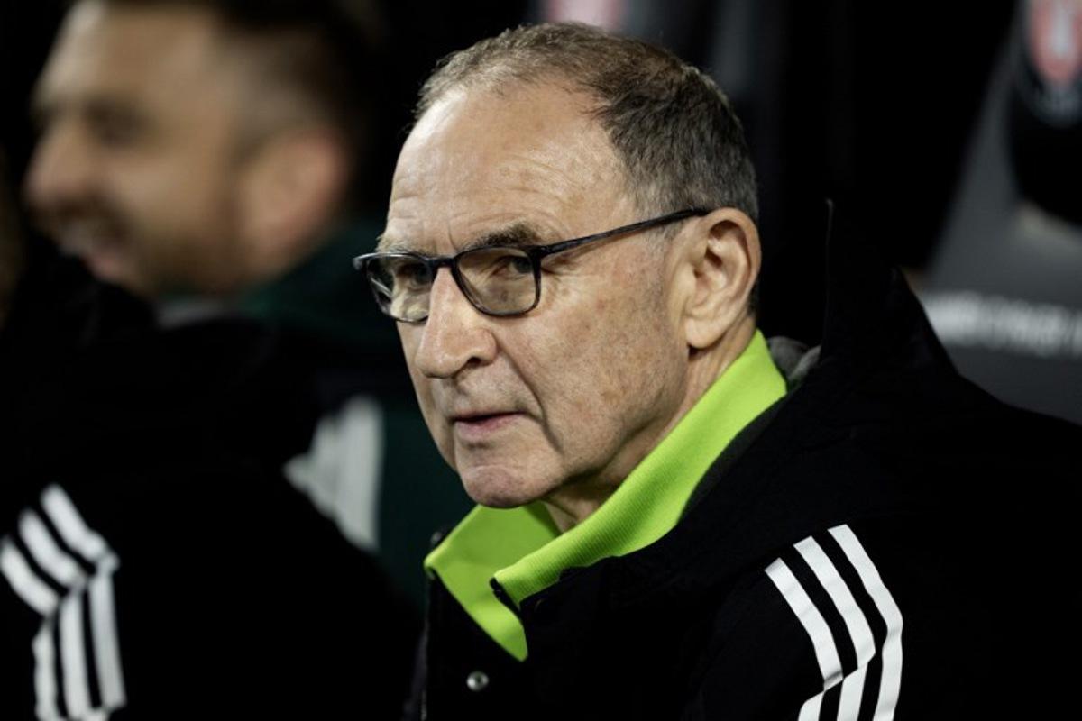 Celtic's Irish head coach Martin O'Neill looks on during the UEFA Europa League football match between FC Midtjylland and Celtic FC in Herning, Denmark on November 6, 2025. Bo Amstrup / Ritzau Scanpix / AFP