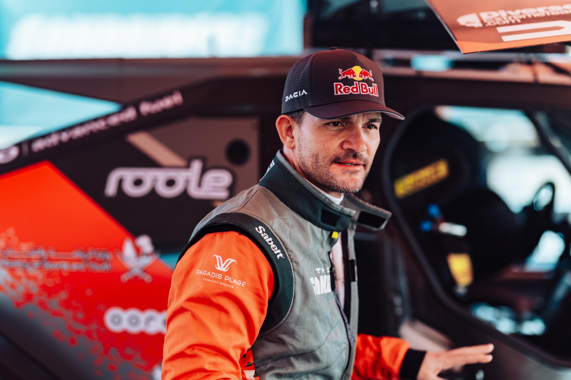 ATTENTION EDITORS - HAND OUT PICTURES - EDITORIAL USE ONLY - MANDATORY CREDIT: The Dacia Sandriders Hand out picture released by Eric Dupain shows Fabian Lurquin during stage 2 of the 2026 Dakar rally race in AlUla, Saoudi Arabia on Sunday 04 January 2026. *** Belga and Belga Editorial Board decline all responsibility regarding the content of this picture. *** BELGA PHOTO HAND OUT THE DACIA SANDRIDERS