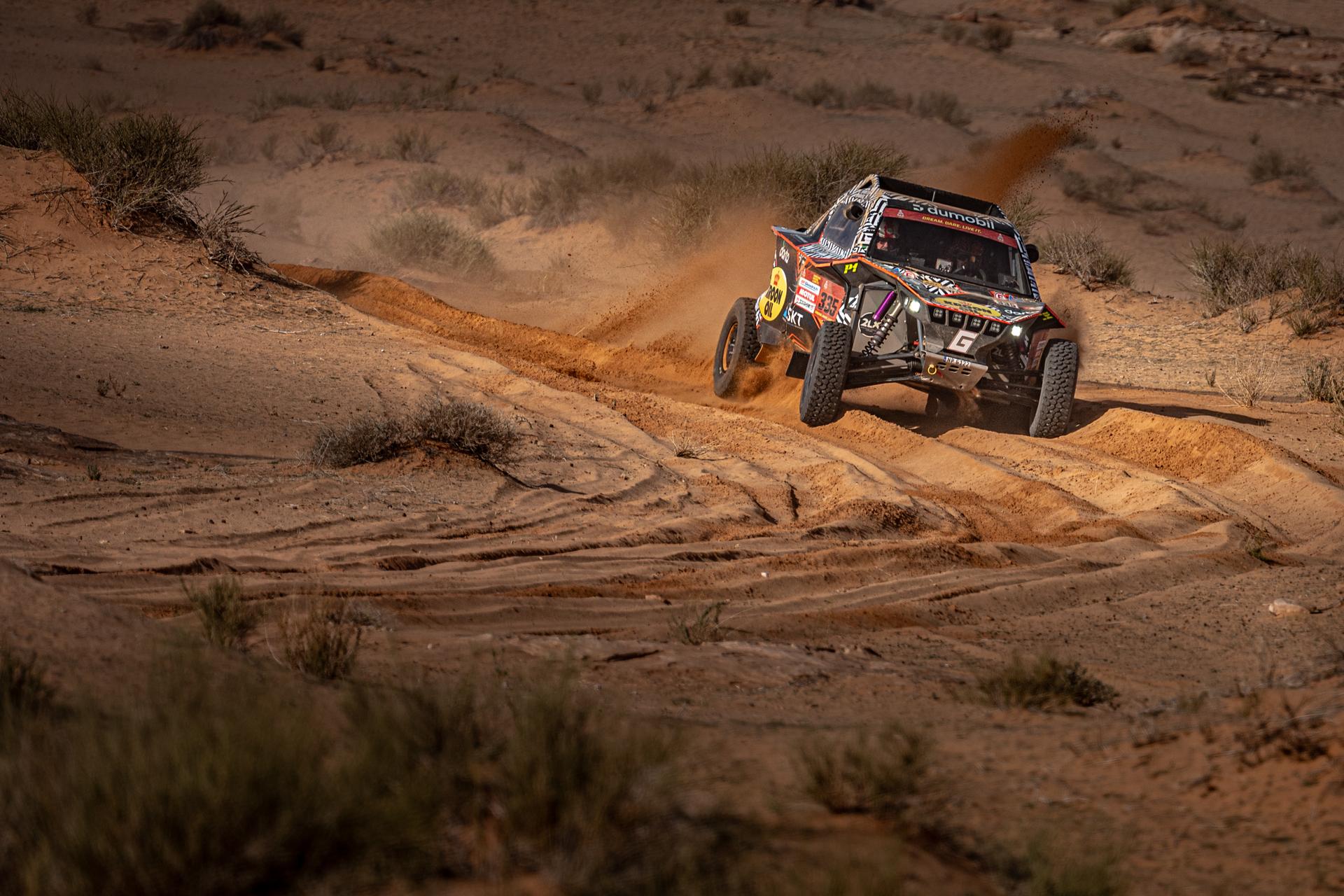 ATTENTION EDITORS - HAND OUT PICTURES - EDITORIAL USE ONLY - MANDATORY CREDIT: 'SIMON BAUCHAU' Hand out picture released by Eric Dupain shows Charles Munster during stage 5 of the 2026 Dakar rally race in Ha'Il, Saudi Arabia on Thursday 08 January 2026. *** Belga and Belga Editorial Board decline all responsibility regarding the content of this picture. *** PHOTO HAND OUT - SIMON BAUCHAU