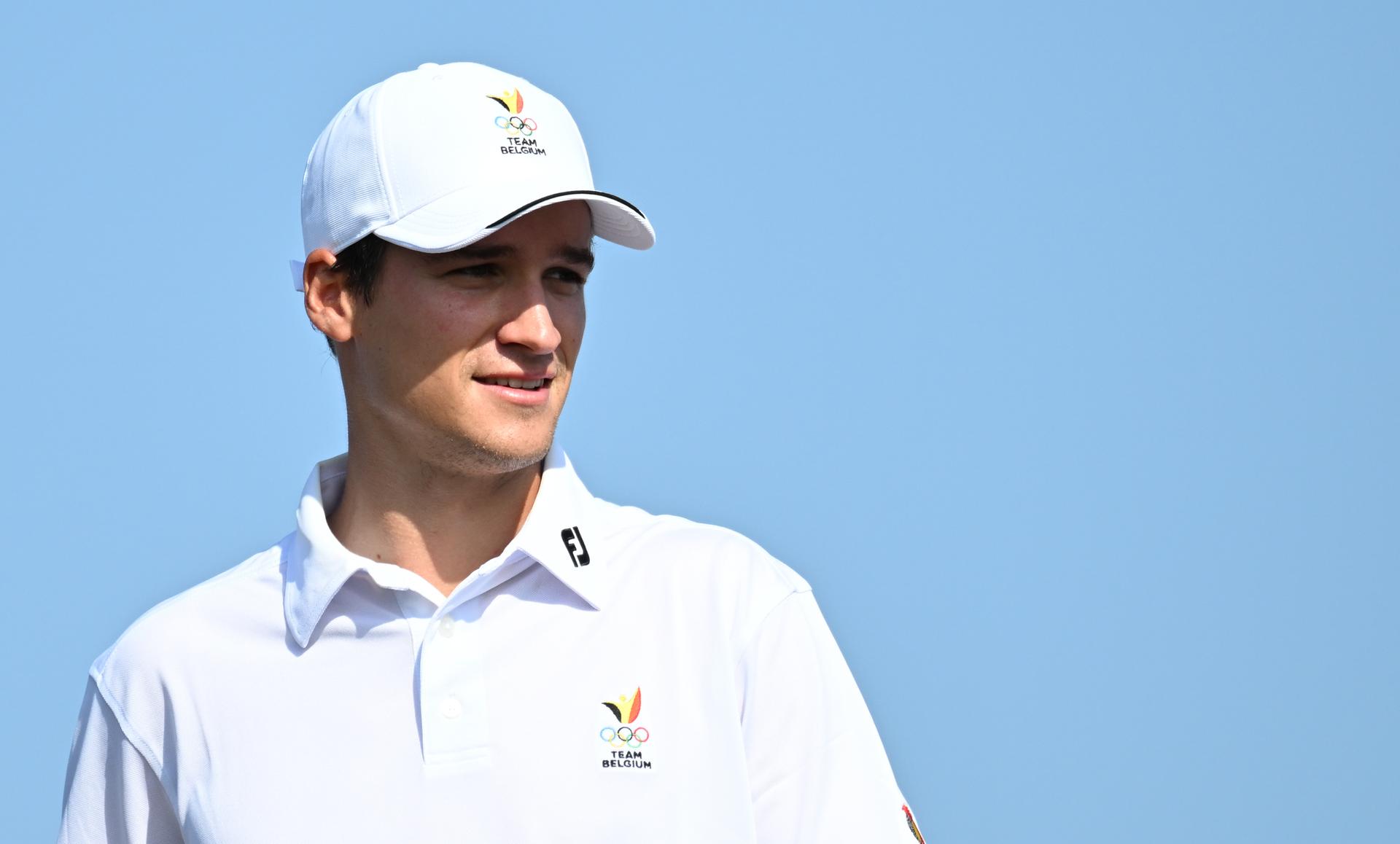 Belgian golfer Adrien Dumont de Chassart pictured before the men's Men's stroke play golf competition at the Paris 2024 Olympic Games, on Thursday 01 August 2024 in Paris, France. The Games of the XXXIII Olympiad are taking place in Paris from 26 July to 11 August. The Belgian delegation counts 165 athletes competing in 21 sports. BELGA PHOTO ANTHONY BEHAR ** ** *** BELGIUM ONLY ***