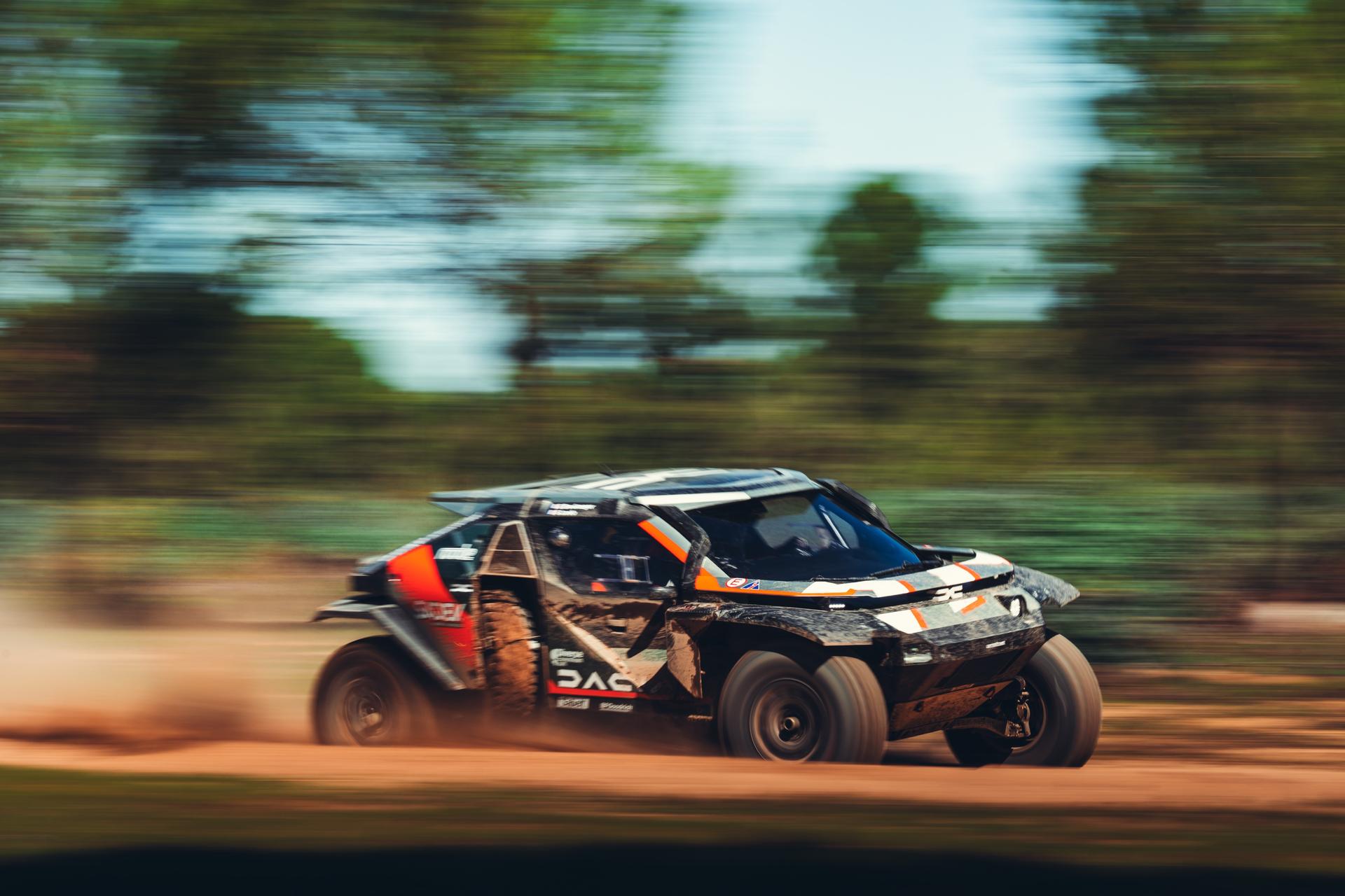 ATTENTION EDITORS - HAND OUT PICTURES - EDITORIAL USE ONLY - MANDATORY CREDIT 'DACIA SANDRIDERS' This handout picture, distributed by Eric Dupain, shows Sébastien Loeb and Edouard Boulanger during the shakedown stage of the Portugal Rally Raid, stage 4 of the FIA FIM World Rally-Raid Championship, in Grandola, Portugal, on Tuesday 17 March 2026. PHOTO HANDOUT HANDOUT DACIA SANDRIDERS *** Belga and Belga Editorial Board decline all responsibility regarding the content of this picture. ***