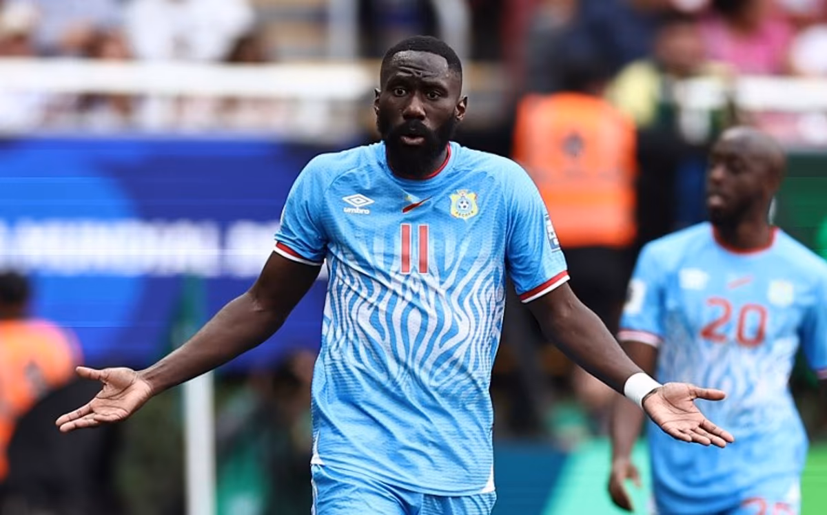 DR Congo's defender #11 Arthur Masuaku gestures during the 2026 FIFA World Cup qualifiers final playoff football match between the Democratic Republic of the Congo and Jamaica at the Akron Stadium in Zapopan, Jalisco state, Mexico, on March 31, 2026. Ulises Ruiz / AFP