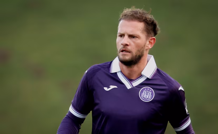 RSCA Futures' Mats Rits pictured during a soccer game between RSCA Futures and Jong KAA Gent, Saturday 17 January 2026 in Deinze, on day 20 of the 2025-2026 'Challenger Pro League' 1B second division of the Belgian championship. BELGA PHOTO VIRGINIE LEFOUR